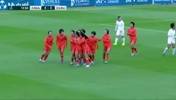 周瑾彤任意球直挂死角,中国女足U16 1-0领先法国女足U16!