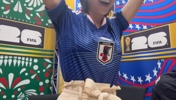 疯狂!感受一下日本美女解说沉浸式庆祝